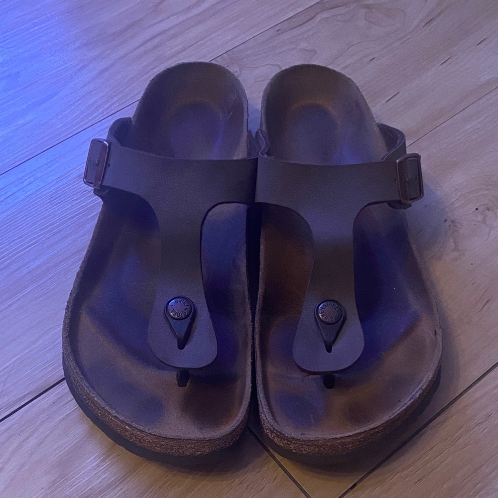 Birkenstock Brown Leather Sandals